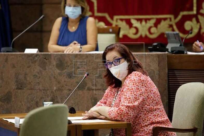 La consejera de Educación, Universidades, Cultura y Deportes del Gobierno de Canarias, Manuela de Armas (Foto EFE / Ramón de la Rocha)